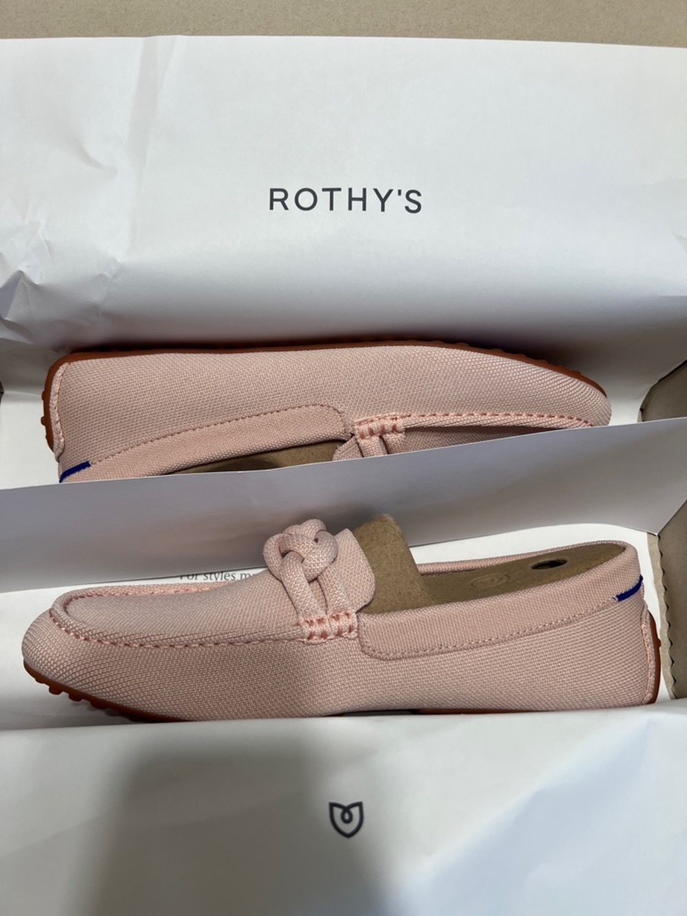 Rothy’s The Braid Driver Loafer Cakepop Pink Size 11.5 NIB Sustainable Knit - Picture 8 of 16